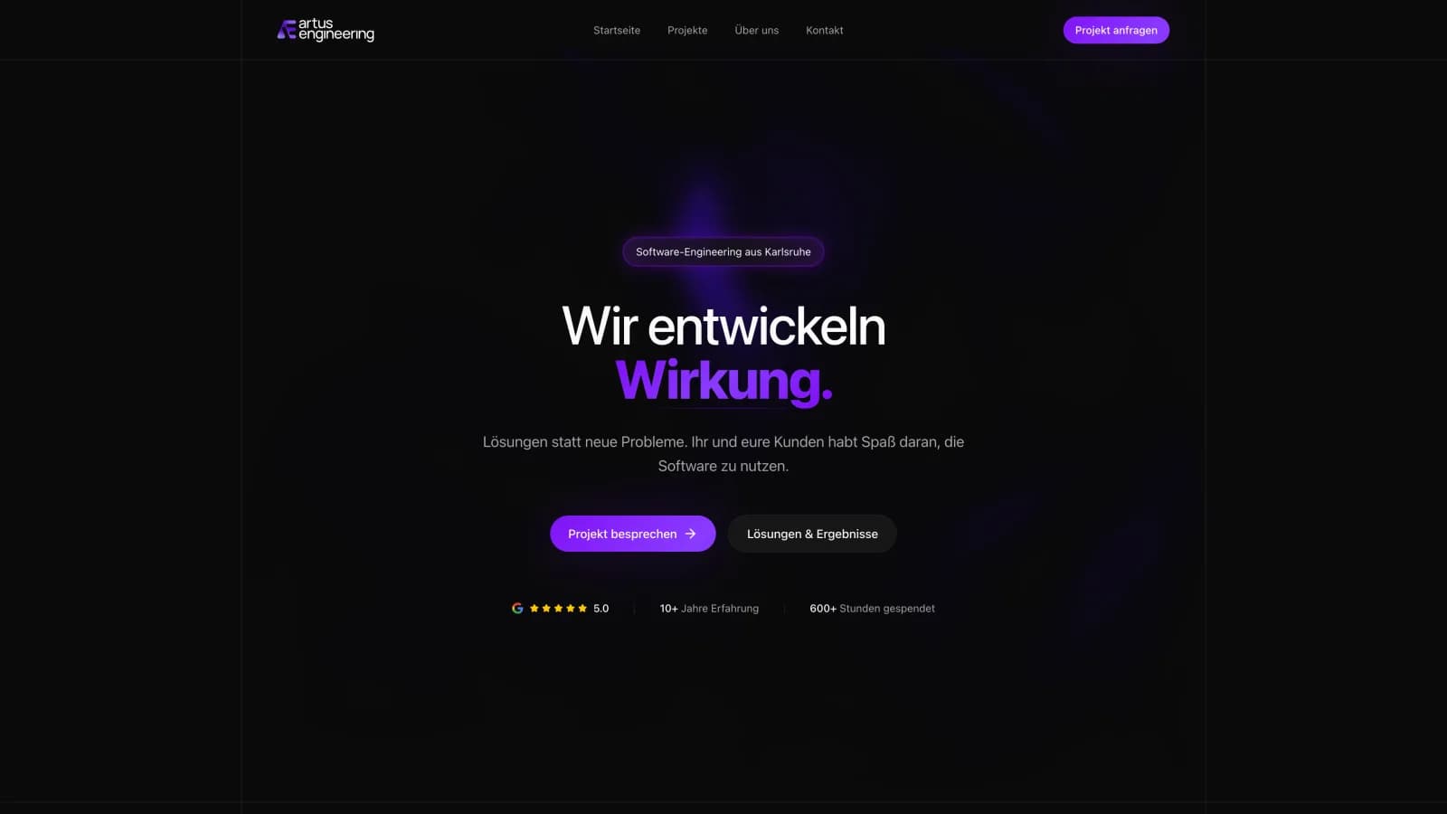 Vorschau der Website artus-engineering.de